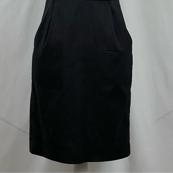 Ann Taylor Party Date Night Little Black Dress With Ruffled Bodice NWT Size 0P - Picture 4 of 15
